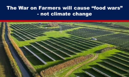 The War on Farmers will cause “food wars” – not climate change