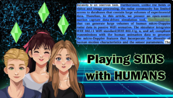 Playing SIMS with HUMANS