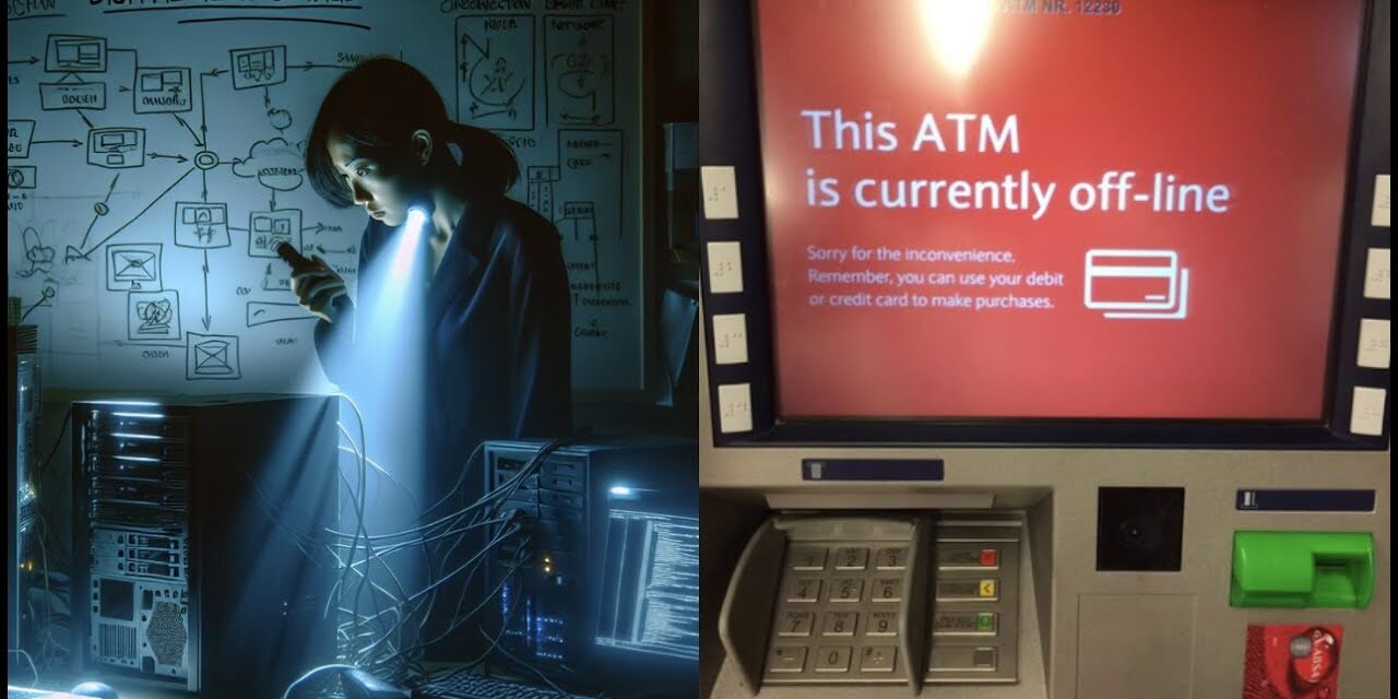 WARNING! WORLDWIDE TECH CHAOS HAPPENING RIGHT NOW IS A TEST RUN! BANKS, 911, HOSPITALS ALL OFFLINE!