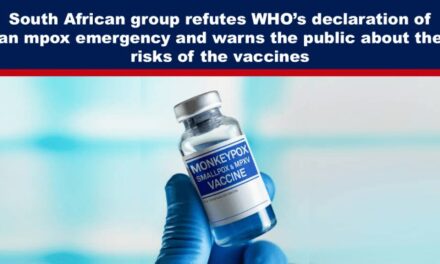 South African group refutes WHO’s declaration of an mpox emergency and warns the public about the risks of the vaccines