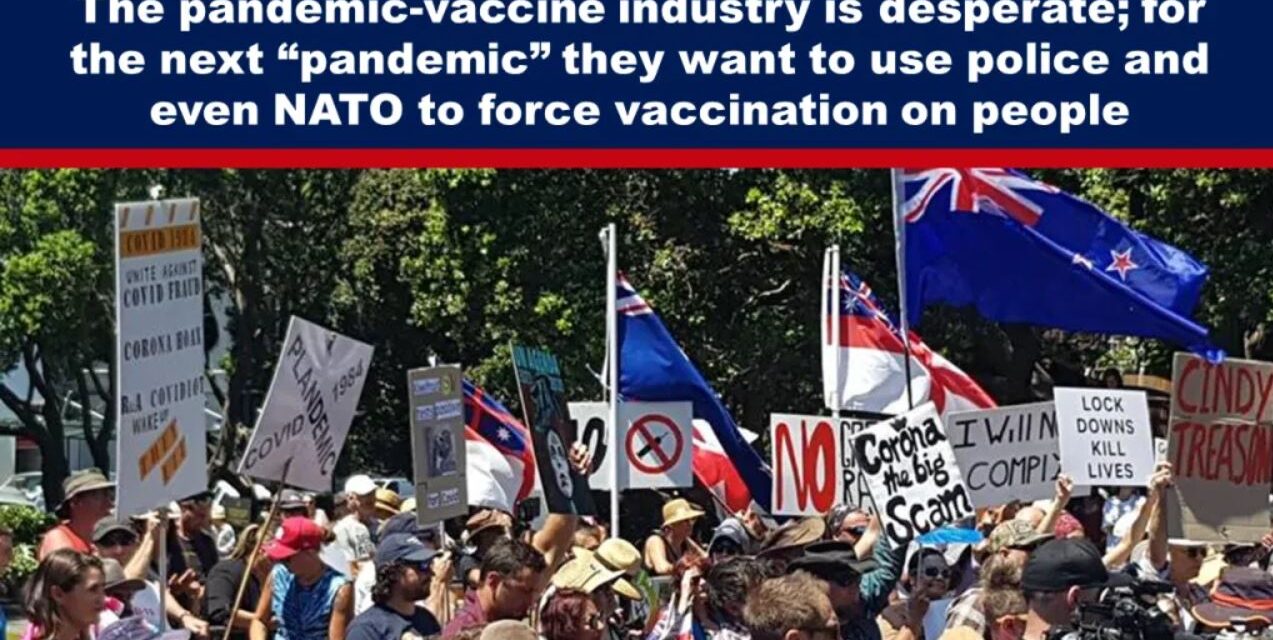 Influential medical doctor suggests unleashing cops and NATO troops on ‘anti-vaxxers’