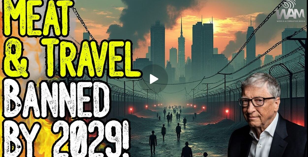 MEAT & TRAVEL BANNED BY 2029! – UK Government’s Plan For The Great Reset! – It’ll Happen EVERYWHERE