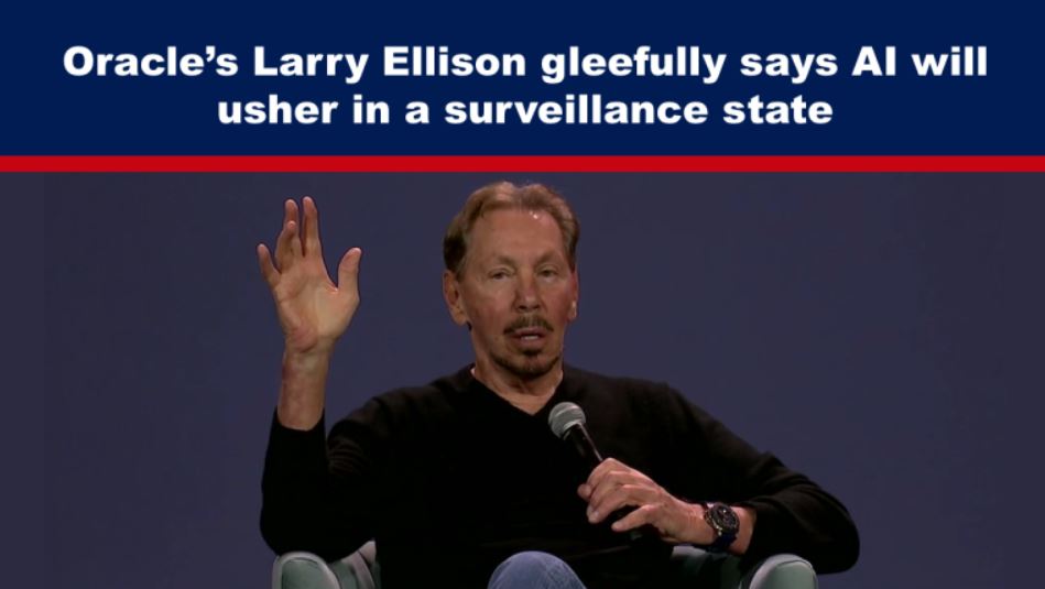 Oracle’s Larry Ellison gleefully says AI will usher in a surveillance state