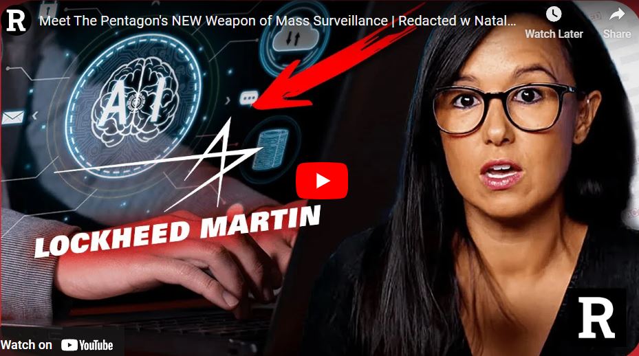 Meet The Pentagon’s NEW Weapon of Mass Surveillance | Redacted w Natali and Clayton Morris