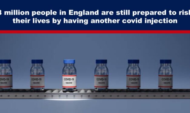 8 million people in England are still prepared to risk their lives by having another covid injection