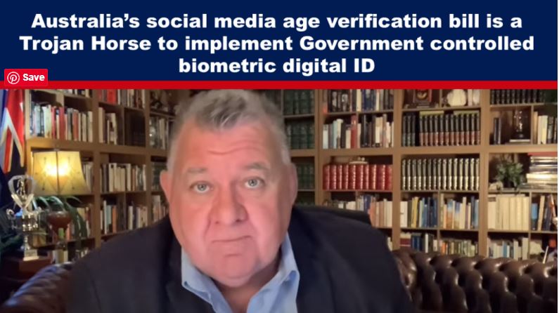 Australia’s social media age verification bill is a Trojan Horse to implement Government controlled biometric digital ID