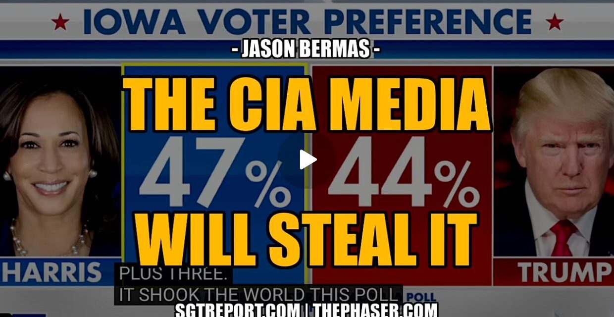 THE CIA WHORE MEDIA WILL HELP STEAL IT — Jason Bermas