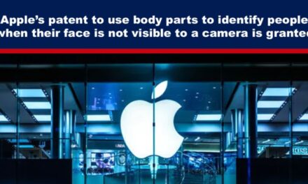 Apple’s patent to use body parts to identify people when their face is not visible to a camera is granted