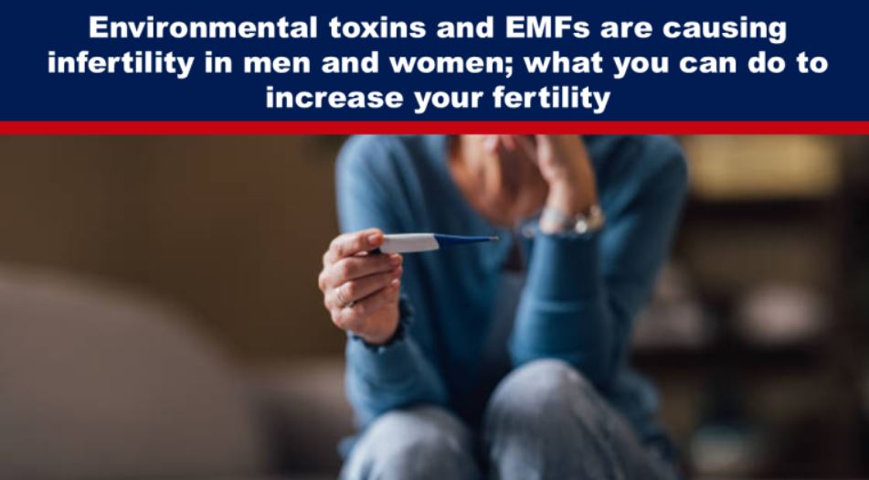 Environmental toxins and EMFs are causing infertility in men and women; what you can do to increase your fertility