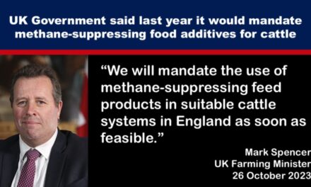 UK Government said last year it would mandate methane-suppressing food additives for cattle