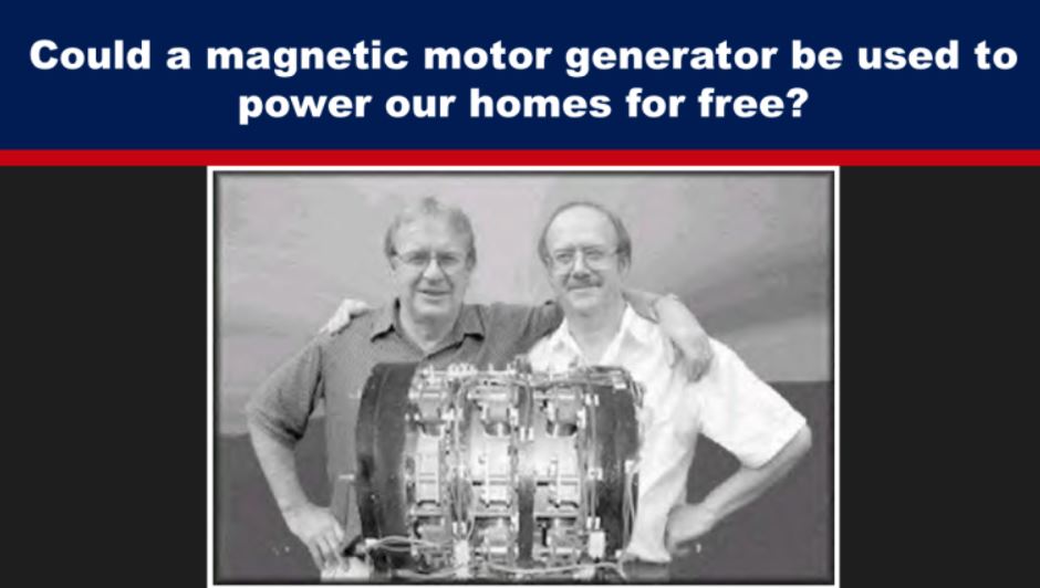 Could a magnetic motor generator be used to power our homes for free?