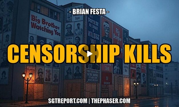 CENSORSHIP KILLS RED ALERT — Brian Festa