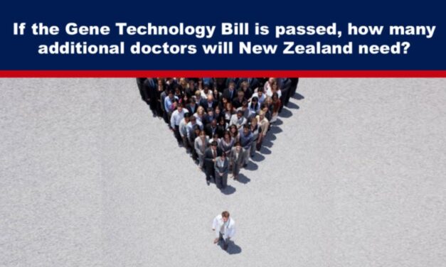 If the Gene Technology Bill is passed, how many additional doctors will New Zealand need?