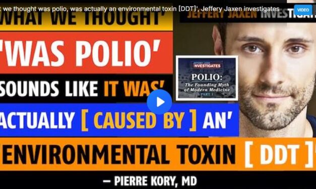 ‘What we thought was polio, was actually an environmental toxin [DDT]’, Jeffery Jaxen investigates