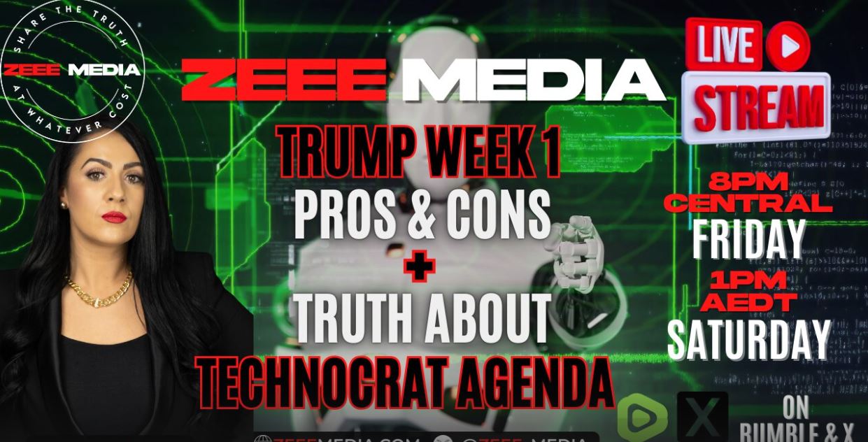 Trump Week 1 Pros & Cons + Truth About Technocrat Agenda – Maria Zeee LIVE