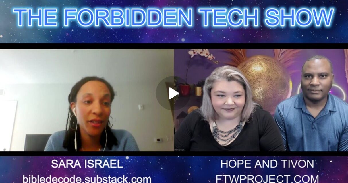 The Battle of AI Beast Assimilation with Sara Israel. Episode 1 the Forbidden Tech Show